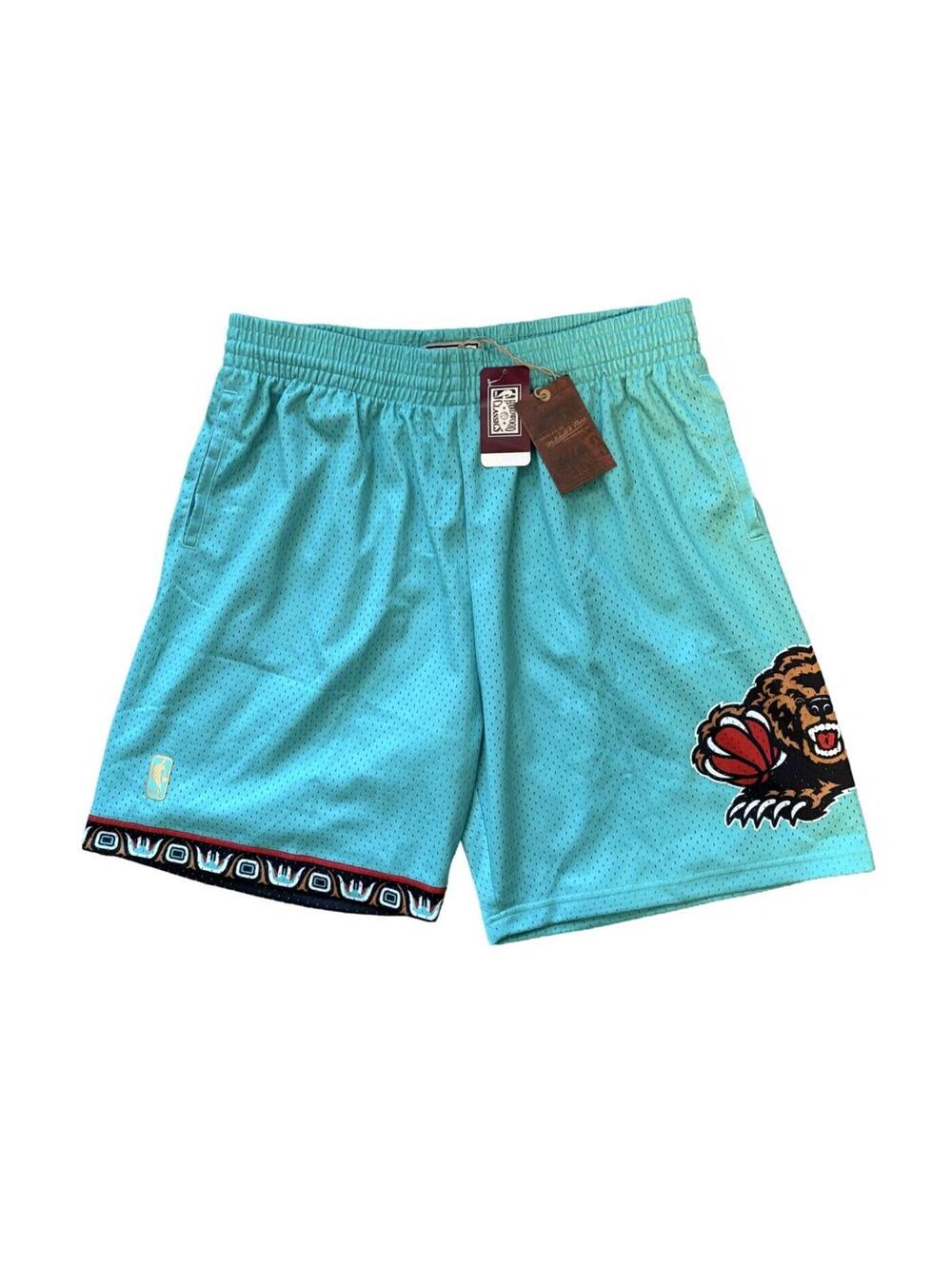 Mitchell & Ness 1996-97 NBA Grizzlies Hardwood Road Swingman Shorts Size 2XL